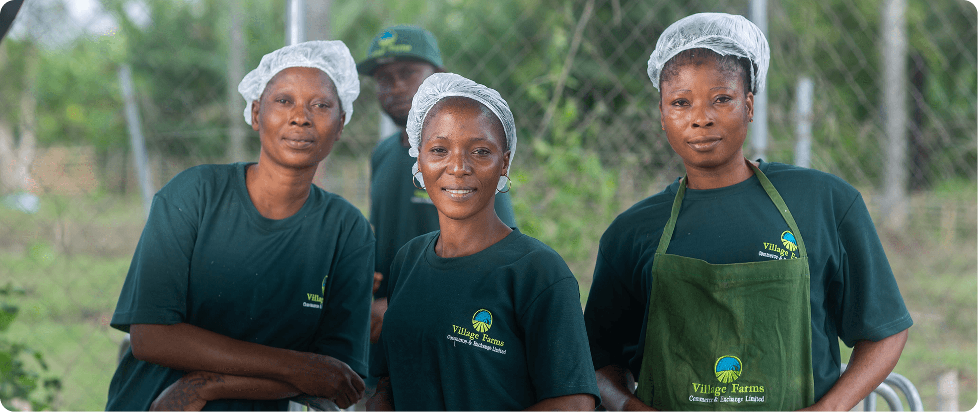 Village Farms women farmers team