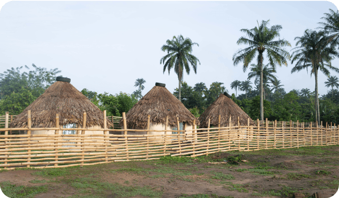 Bamboo Pen for Herder Housing